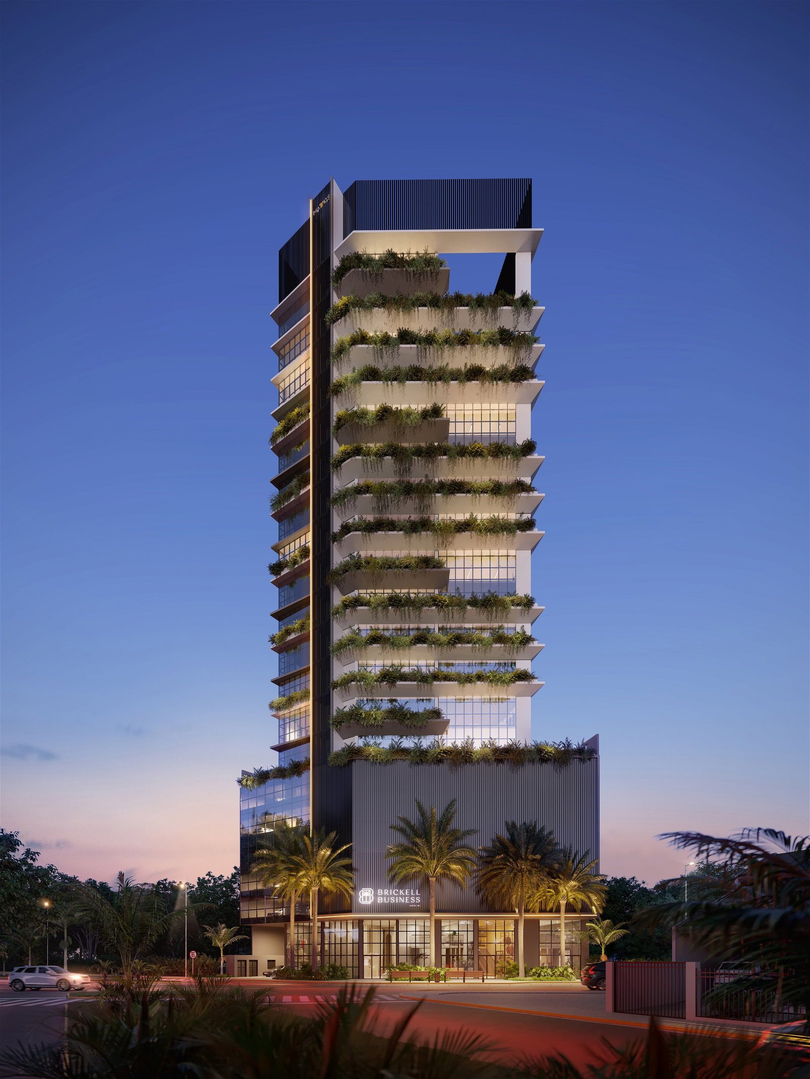Brickell Business — fachada, Perequê, Porto Belo