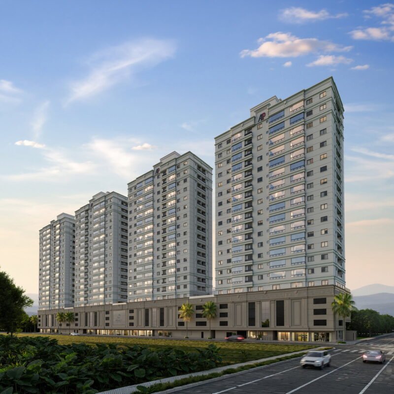 Versailles Home Club — fachada, Jardim Praia Mar, Itapema